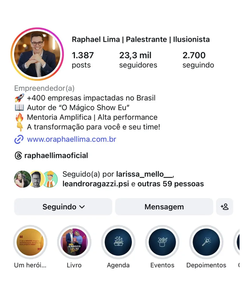 Instagram Raphael Lima